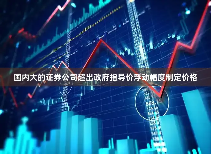 国内大的证券公司超出政府指导价浮动幅度制定价格